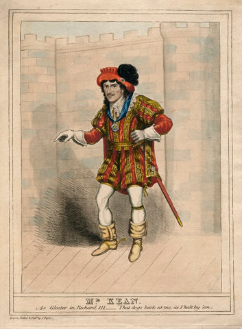 Edmund Kean as Gloster [Gloucester] in Richard III NPG D3452
