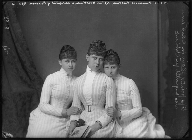 Daughters of frederick iii, emperor of germany and princess victoria npg x95908