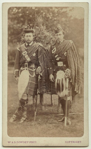King Edward VII; Prince Alfred, Duke of Edinburgh and Saxe-Coburg and Gotha NPG x3606