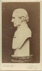 Sculptural bust of William Ewart Gladstone NPG Ax8536
