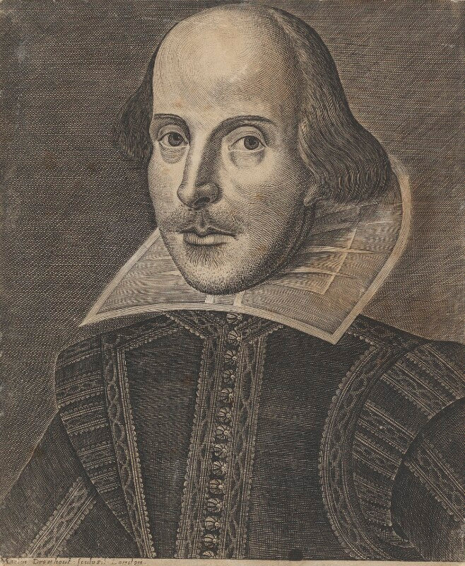 William shakespeare npg 185