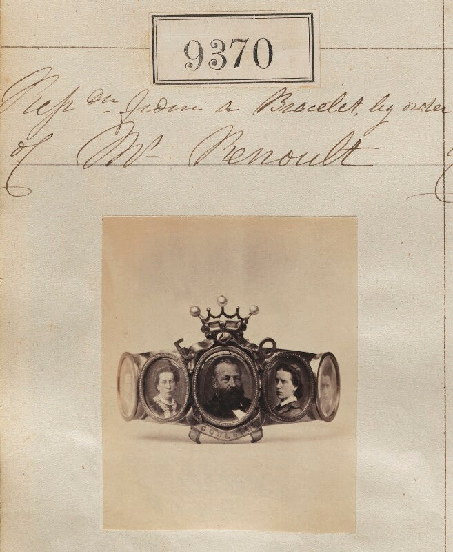 'reproduction from a bracelet by order of mr renoult' npg ax59176