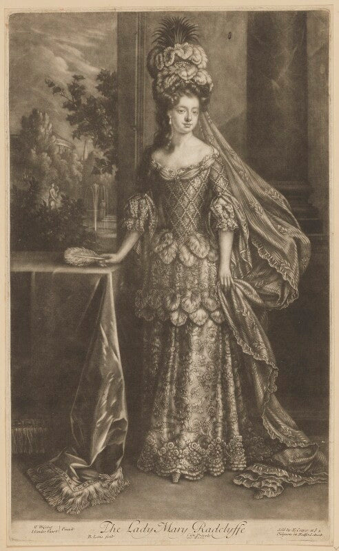 Mary radcliffe (née tudor), countess of derwentwater npg d35146