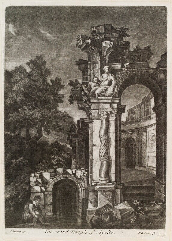 The ruined temple of apollo npg d11813