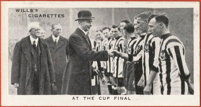 'at the cup final' (king george vi; 13 unknown sitters) npg d47281