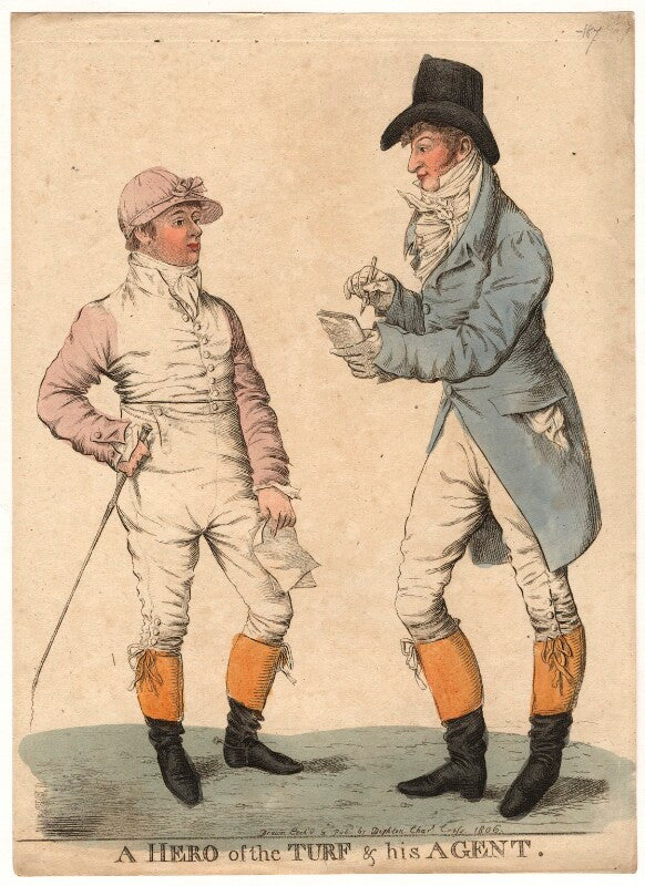 'a hero of the turf & his agent' (frank buckle; henry francis mellish) npg d13422