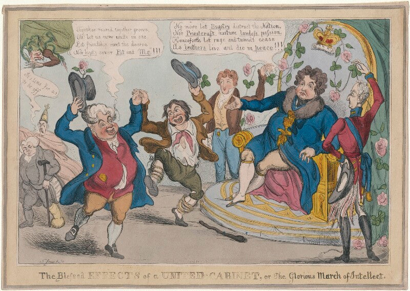 The blessed effects of a united cabinet, or the glorious march of intellect npg d48753
