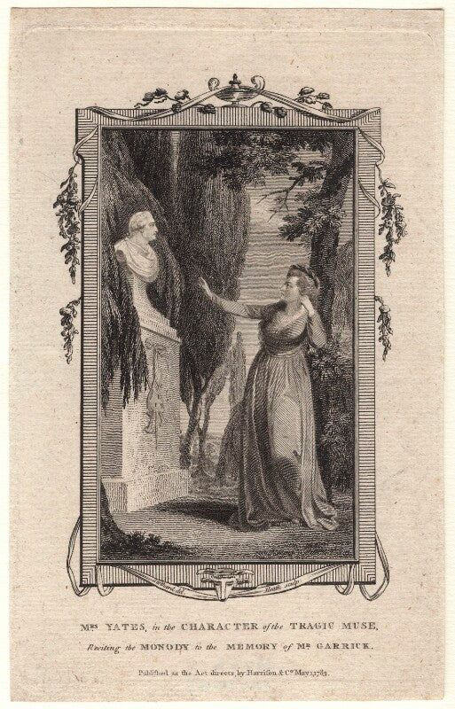 Mary ann yates in the character of the tragic muse npg d8465