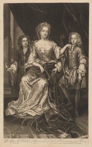 James Scott, Earl of Dalkeith; Anna Scott, Duchess of Monmouth and Duchess of Buccleuch; Henry Scott, 1st Earl of Deloraine NPG D10987