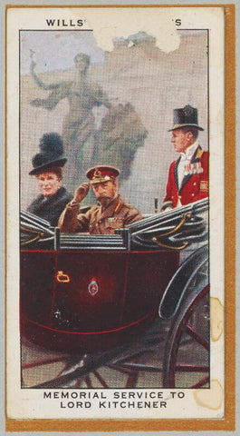 'The Memorial Service to Lord Kitchener' (Queen Mary; King George V and an unknown sitter) NPG D47221