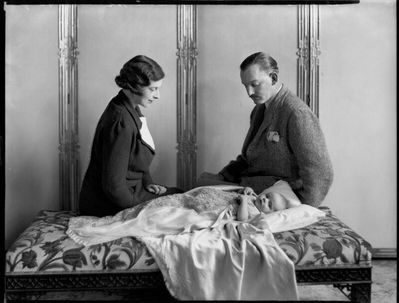 Countess wharncliffe with husband and son npg x151343