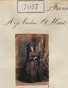 Miss Caroline A. Wood NPG Ax56953