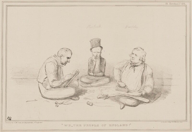 We, the people of england! (joseph hume; john arthur roebuck; thomas wakley) npg d41425