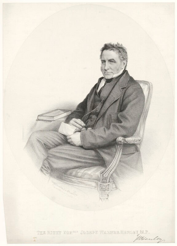 Joseph warner ('j.w.') henley npg d35693