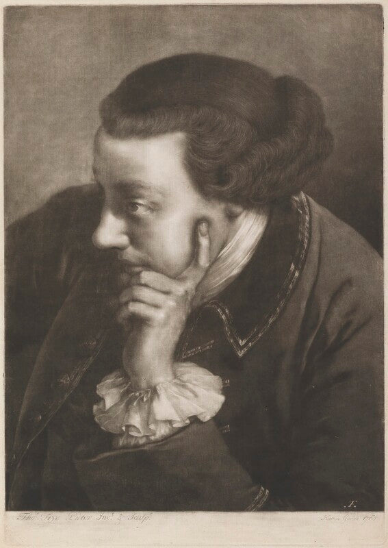 Man leaning on right elbow npg d11296