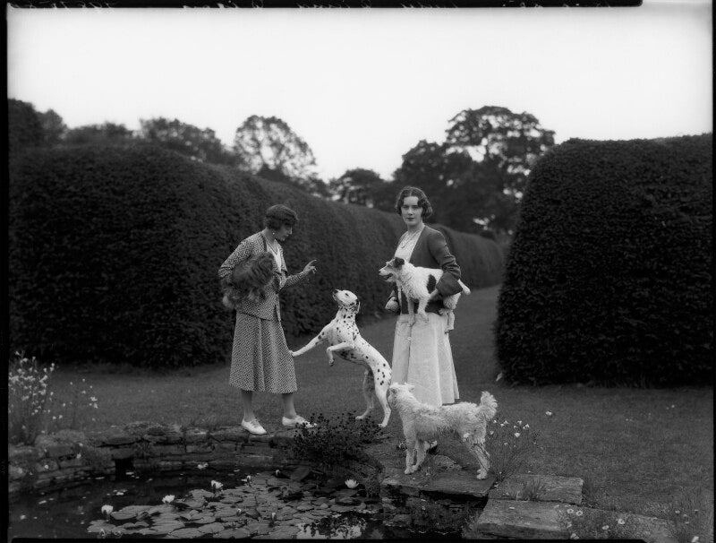 Clare florence mary (née stapleton), countess cowley; diana mary (née wellesley), lady glentoran npg x151418