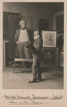 Samuel Laurence with portraits of William Makepeace Thackeray NPG x196202