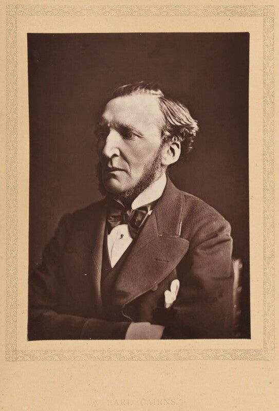 Hugh mccalmont cairns, 1st earl cairns npg ax27785