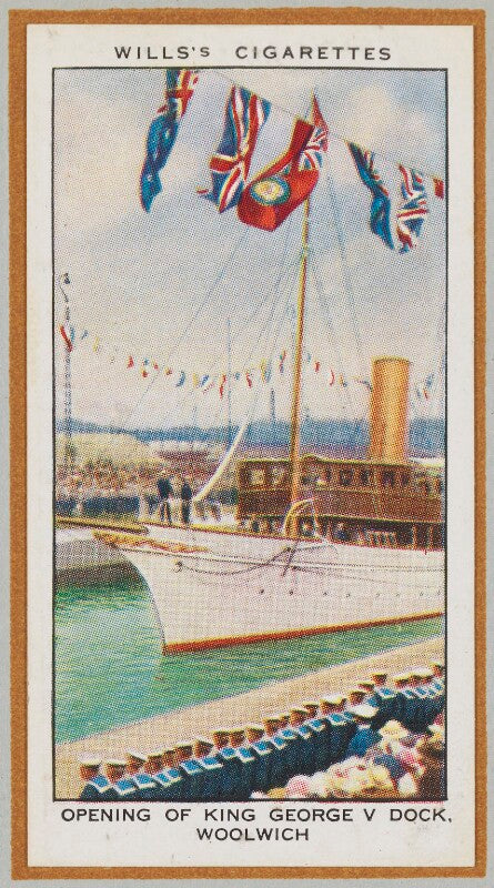'the opening of king george v dock' (king george v and others) npg d47228