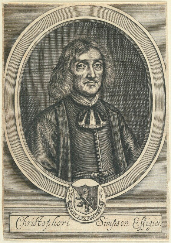 Christopher simpson (sympson) npg d22938