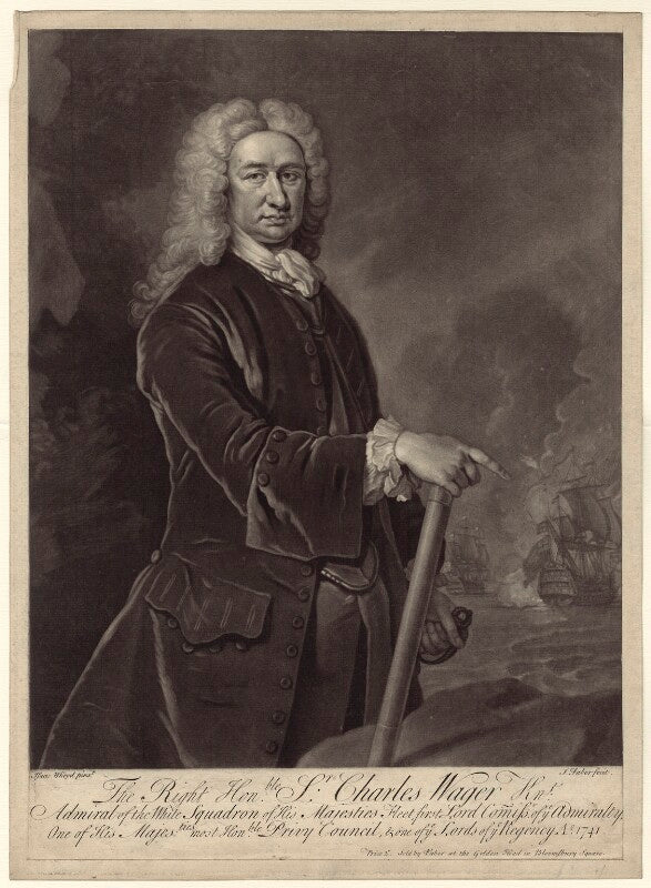 Sir charles wager npg d27535