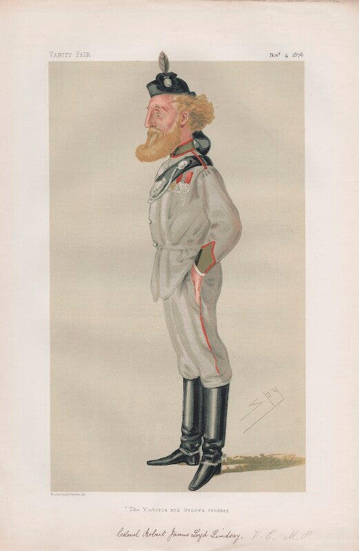 Robert james loyd lindsay, baron wantage ('statesmen. no. 235.') npg d43769