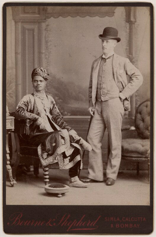 Sir theodore morison and an unknown man npg x197455