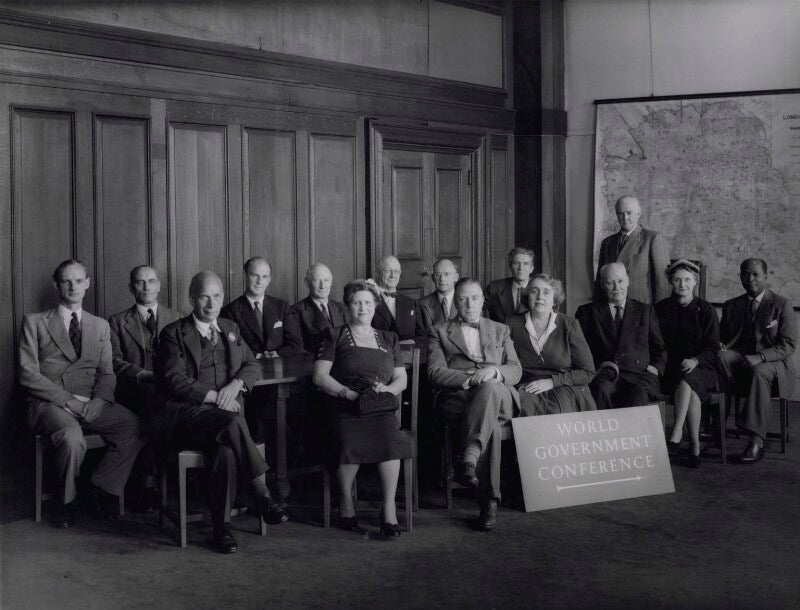 World association of parliamentarians for world government, 1954 npg x136843