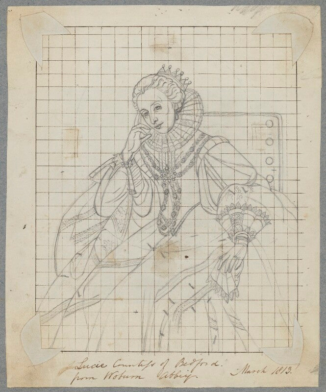 Lucy russell (née harington), countess of bedford npg d17133