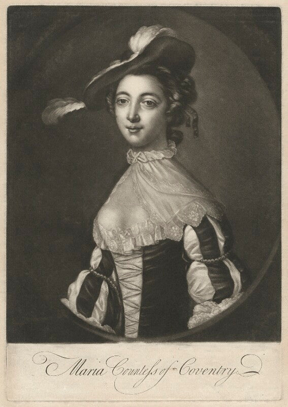 Maria (née gunning), countess of coventry npg d34177