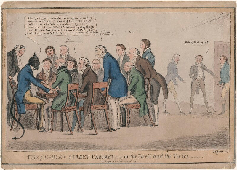 The charles street conspiracy (no. 10) or the devil and the tories npg d48850