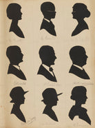 F. Escott; H. Coult; Nike? de Jersey; A. Davidson; A.M. Mitchell; C. Coult; B. Edmonds; A.C. Waterston; A.H. Coult NPG D46602