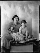 Gillian Thesiger (née Lubbock), Viscountess Chelmsford; Frederick Jan Thesiger, 3rd Viscount Chelmsford NPG x151251