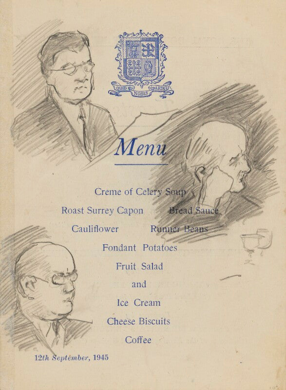 Herbert stanley morrison, baron morrison of lambeth and one unknown sitter npg d43257