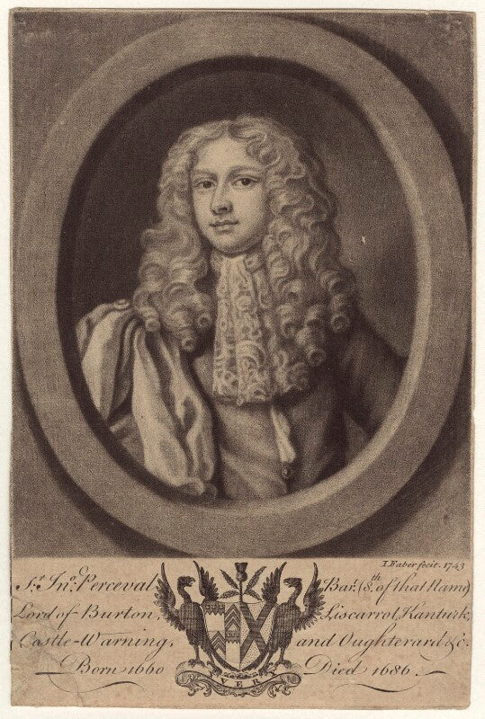 Sir John Perceval, 3rd Bt NPG D30025