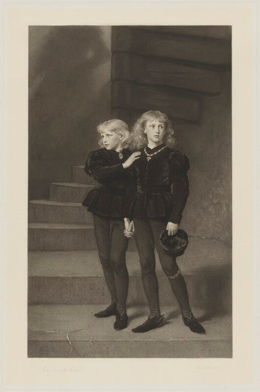 The princes in the tower (richard, duke of york and duke of norfolk; king edward v) npg d38019