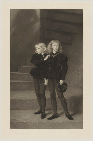 The Princes in the Tower (Richard, Duke of York and Duke of Norfolk; King Edward V) NPG D38019