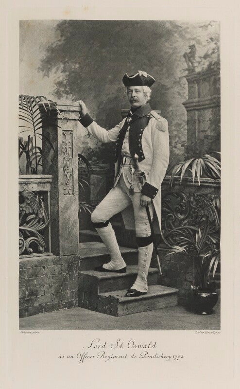 Rowland winn, 2nd baron st oswald as an officer of the regiment de pondichery, 1772 npg ax41173