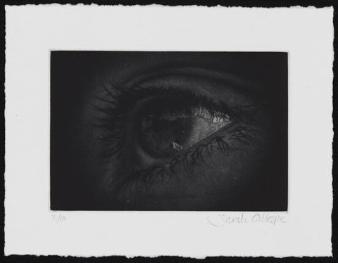 Mezzotint of an eye NPG D49617