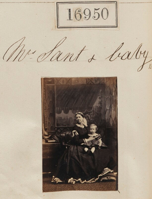 Eliza sant (née thomson); mowbray lees sant npg ax64831