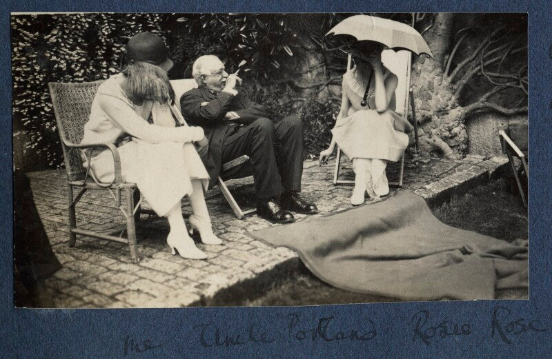 Julian vinogradoff (née morrell); william arthur cavendish bentinck, 6th duke of portland; rosamond mary rose (née trafford) npg ax141621