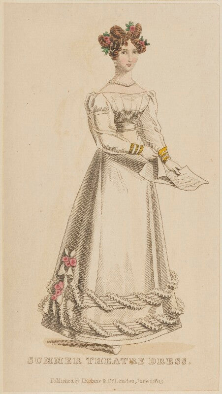 'summer theatre dress', june 1825 npg d47567