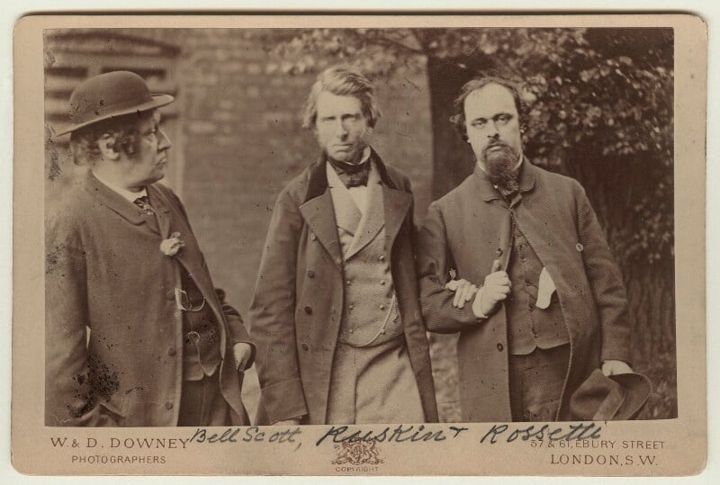 William bell scott; john ruskin; dante gabriel rossetti npg x128797