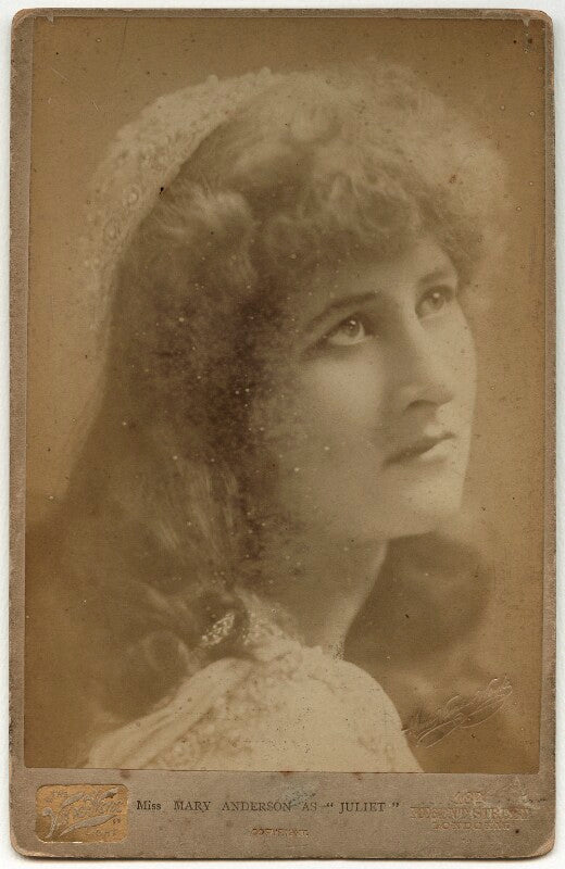 Mary anderson (mrs de navarro) as juliet in 'romeo & juliet' npg x4184