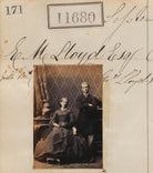 Rosa Harriette Lloyd (née Davies); Ernest Marsh Lloyd NPG Ax61363