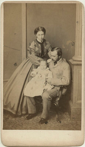 The Grand Duke and Duchess of Hesse and by Rhine with their eldest daughter NPG x35075