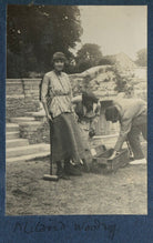 Mildred Woodruff; Julian Vinogradoff (née Morrell); Frank James Prewett NPG Ax141229