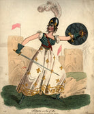 Sarah Egerton (née Fisher) as Joan of Arc in Fitzball's 'Joan of Arc' NPG D10965