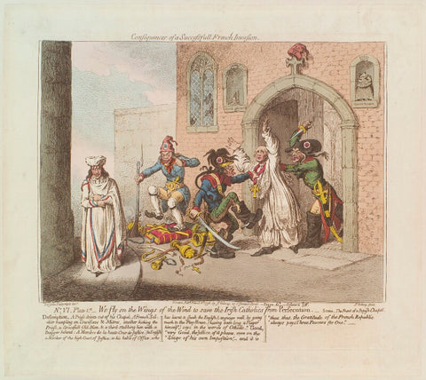 'Consequences of a successful French invasion, No VI, plate 1st' NPG D13089