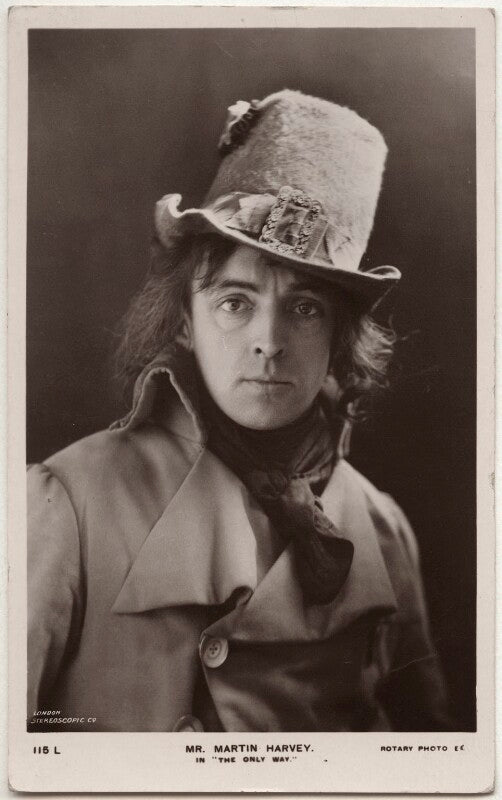 Sir john martin harvey as sydney carton in 'the only way' npg x160511